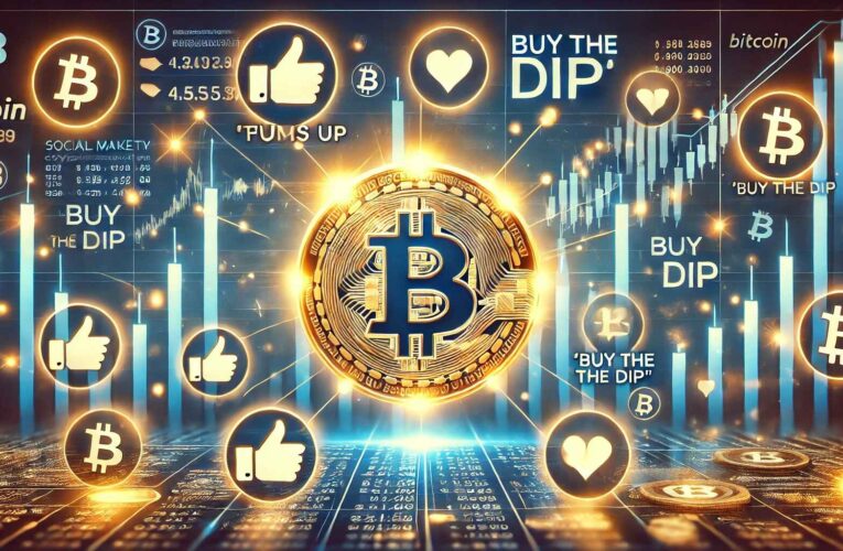 „Buy the Dip“ exploduje na sociálních sítích, Bitcoin bojuje o 100 000 USD