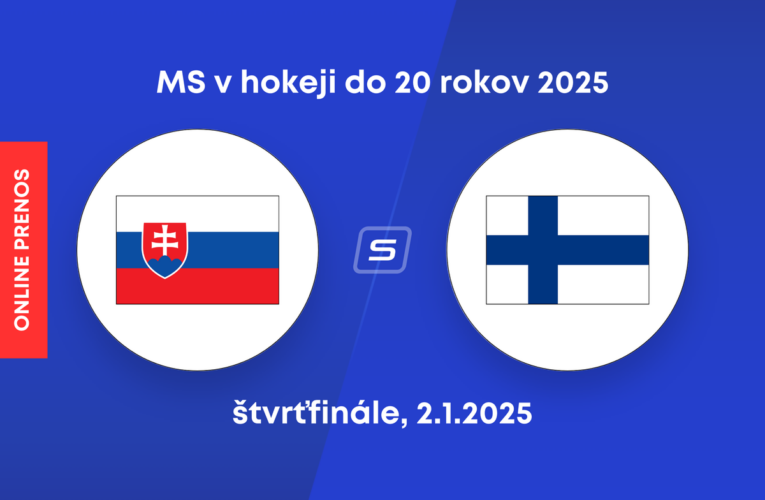 MS v hokeji do 20 rokov 2025: Slovensko nestačilo vo štvrťfinále na Fínsko